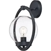 WESTINGHOUSE Wandlamp buiten Palm Beach, dimbaar, zwart, metaal, Wandlamp buiten