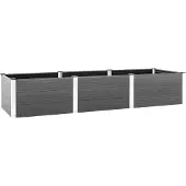 Syfax Plantenbak verhoogd 300x100x54 cm HKC grijs