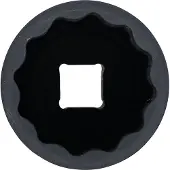 Bgs Kracht dopsleuteldop twaalfkant 1/2 36 mm