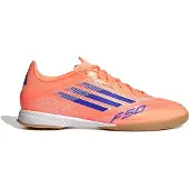 Adidas Voetbalschoen 'F50 League' blauw / zalm roze / lichtoranje / wit