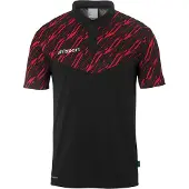 Uhlsport Progressive 28 Short Sleeve Polo Zwart M Man