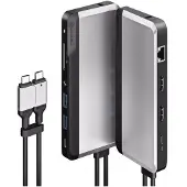 Alogic 10-in-1 Dual usb C Super Hub