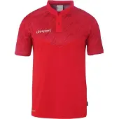 Uhlsport Progressive 28 Short Sleeve Polo Rood XL Man
