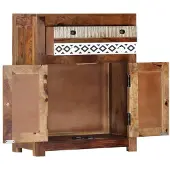 Syfax Bijzetkast 60x30x75 cm massief acaciahout