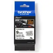 Brother TZe-FX221 Tape Zwart op wit (9 mm)