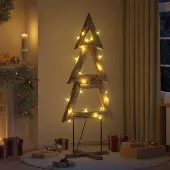 Prolenta Maison Exclusive - Kerstboom, bruin, 181 cm, massief teak hout