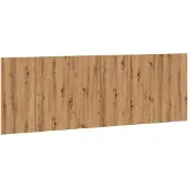 vidaXL Hoofdbord wandmodel 240x1,5x80 cm bewerkt hout artisanaal eiken