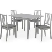 Prolenta Maison Exclusive - Eetset, 5-delig, MDF, grijs