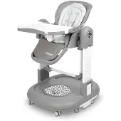 Caretero , Sitron multifunctionele kinderstoel 3-in-1: babystoel, kinderstoel en loopwagentje, grijs