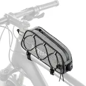 RockBros Fietsframezak, bovenbuis tas, waterafstotend, 0,7 liter, grijs