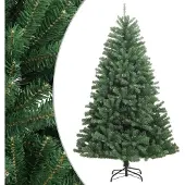 Prolenta Maison Exclusive - Kunstkerstboom, inklapbaar met standaard, groen, 240 cm