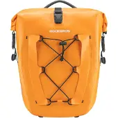 RockBros , 1 stuks bagagetas, fietstas voor bagagedrager, 25L-32L, waterdicht, oranje