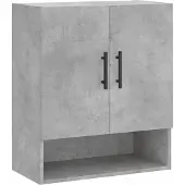 Syfax Wandkast 60x31x70 cm bewerkt hout betongrijs