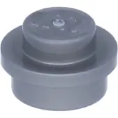 LEGO Zilveren, ronde plaatjes 1x1 - 4073, NIEUW! Aantal: 50 stuks