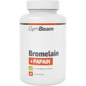 GymBeam Bromelaïne Papaïne 20 x 2,8 g90 caps niet-gearomatiseerd