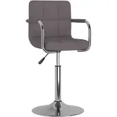 Syfax Barkruk stof taupe