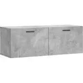 Syfax Wandkast 100x36,5x35 cm bewerkt hout betongrijs