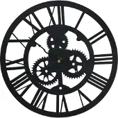 Syfax Wandklok 30 cm acryl zwart