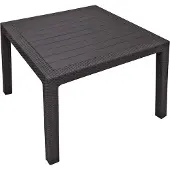 Keter Plastic tuintafel MELODY QUARTET, 95 x 95 x 75 cm, bruin