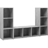 Syfax | TV-kast | 3 pcs 37 x 35 x 107,5 cm
