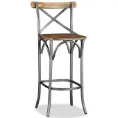 Prolenta Maison Exclusive - Barkruk Mango, massief hout