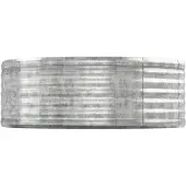 Syfax Plantenbak 544x100x36 cm gegalvaniseerd staal zilverkleurig