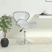 Prolenta Maison Exclusive - Barkruk, wit, kunstleer