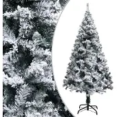 Prolenta Maison Exclusive - Kunstkerstboom met sneeuw, groen, 150 cm, PVC