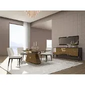 AEA Luxus Modern Möbel Esszimmer Esstisch Design 4x Stühle Essgruppe Sideboard