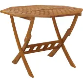 Syfax Tuintafel inklapbaar 90x75 cm massief acaciahout