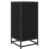 Syfax Dressoir Zwart Eiken 35,5 x 35 x 76 cm
