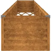 Syfax Verhoogde tuinbak 482x50x36 cm cortenstaal