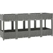 Syfax Plantenbak verhoogd 160x40x71 cm polypropeen