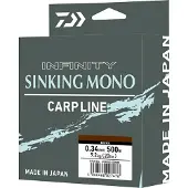 Daiwa Infinity, zinkende monofil draad (bruin, 790-1540 meter)