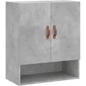 Syfax Wandkast 60x31x70 cm bewerkt hout betongrijs