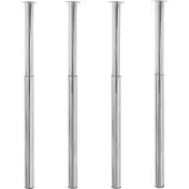 Syfax Tafelpoten telescopisch 4 st 710-1100 mm chroomkleurig