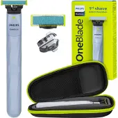 Philips OneBlade First Shave QP1324/20 scheerapparaat voor tieners + etui