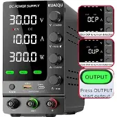 OEM Instelbaar gelijkstroomvoeding, variabele uitgangsspanning, gereguleerde tafelvoeding, upgrade 30V 10A, AC 220V-e