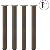 Syfax Bartafelpoten 4 st 110-112 cm staal naturel