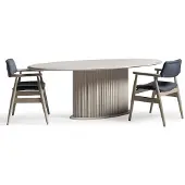 AEA Sitzgarnitur Esszimmerstühle Esszimmer Polsterstühle Grau 6tlg Stühle