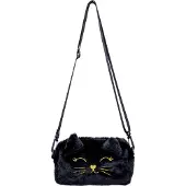 Astra Schoudertas Fluffy Kitty, zwart, merk