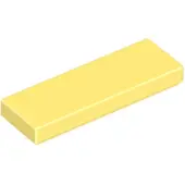 LEGO 1x3 tegels 63864 - 100 stuks, lichtgeel