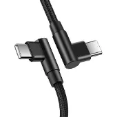 INF Hoekige datakabel - USB-C naar USB-C 1 m