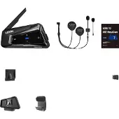 OEM LEXIN Motorhelm-headset, 2 km mesh-intercom, duale audio-streaming, 1 stuk