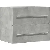 vidaXL Wastafelkast 60x38,5x48 cm spaanplaat betongrijs