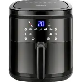 Aigostar elektrische friteuse zonder olie, 1900W, 7 liter, WiFi/Bluetooth, zwart