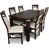 AEA Esstisch 6 Stühle Sitzgarnitur Tisch Stuhl Set Esszimmer Garnituren Design Sets