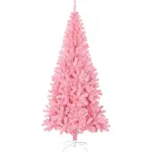 Prolenta Maison Exclusive - Kunstkerstboom met standaard, roze, 180 cm, PVC