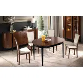 AEA Esszimmer Set Esstisch Komplett 4x Stühle Holzmöbel Sideboard s