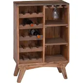 Syfax Rek Bruin 60 x 30 x 90 cm Massief Gerecycled Hout